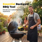 Arenzza Electric BBQ Grill Cleaning Brush with sturdy bristles for household grill cleaning, shown in use on a barbecue grate.