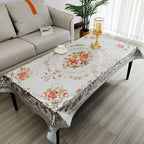 Aarenza waterproof floral tablecloth with stain-proof and easy-clean design, ideal for kitchen and houseware use.