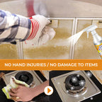Arenzza multifunctional kitchen foam cleaner in a spray bottle, suitable for cleaning kitchen surfaces and appliances.