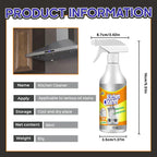 Arenzza multifunctional kitchen foam cleaner in a spray bottle, designed for cleaning kitchen surfaces and appliances.