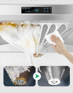 Arenzza multifunctional kitchen foam cleaner in a spray bottle, designed for cleaning kitchen surfaces and appliances.