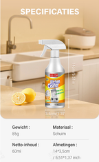 Arenzza multifunctional kitchen foam cleaner in a spray bottle, suitable for cleaning kitchen surfaces and appliances.