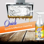 Arenzza multifunctional kitchen foam cleaner for houseware and kitchen surfaces, with a foaming spray bottle and cleaning sponge.