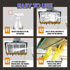Arenzza multifunctional kitchen foam cleaner spray with foam nozzle for cleaning kitchen surfaces and appliances.