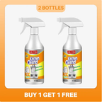 Arenzza multifunctional kitchen foam cleaner for houseware and kitchen surfaces, showing a spray bottle and foam cleaning action.