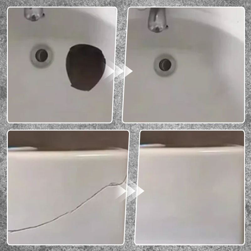 Arenzza multifunctional tile and stone crack repair kit with tools and repair compounds for house and kitchen surfaces.