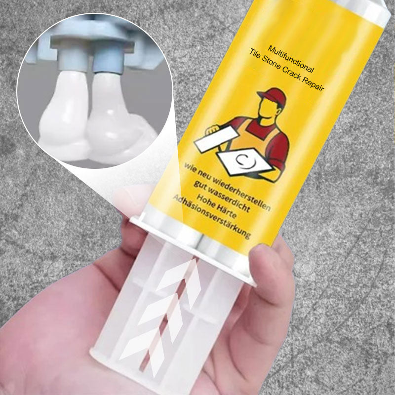 Arenzza multifunctional tile and stone crack repair kit with tools and materials for houseware and kitchen repair projects.
