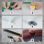 Arenzza multifunctional tile and stone crack repair kit with tools and materials for houseware and kitchen crack fixing.