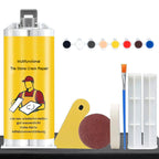 Arenzza multifunctional tile and stone crack repair kit with tools and materials for household kitchen and bathroom tile fixing.