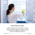 Arenzza refrigerator defrosting deicing agent in a container, designed for efficient and convenient kitchen use.