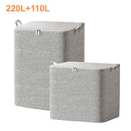 Arenzza extra-large storage organizer box with lid, suitable for clothes, blankets, and bedding in a houseware and kitchen setting.
