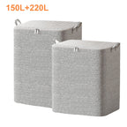 Arenzza extra-large storage organizer box with lid, versatile for clothes, blankets, and bedding in a houseware and kitchen setting.