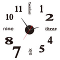 Arenzza 3D wall decal decorative clock with modern design, featuring a stylish clock face and 3D elements for home decor.