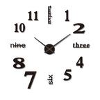 Arenzza 3D wall decal decorative clock with a modern design for home decor, featuring a stylish wall art and clock combination.
