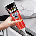 Arenzza All-Purpose Mold and Mildew Remover Gel in a container, designed for cleaning mold and mildew from household surfaces.