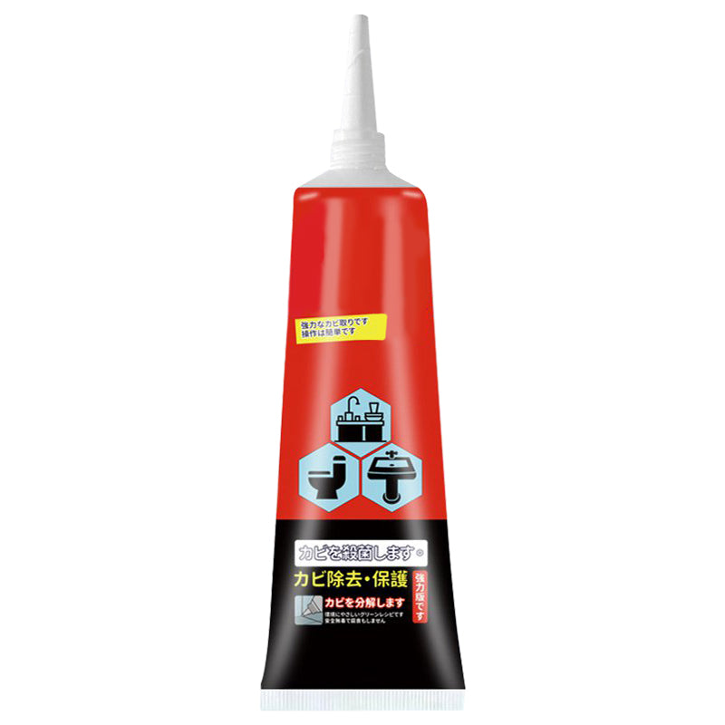 Arenzza All-Purpose Mold and Mildew Remover Gel used on kitchen and bathroom surfaces for deep cleaning and stain removal.