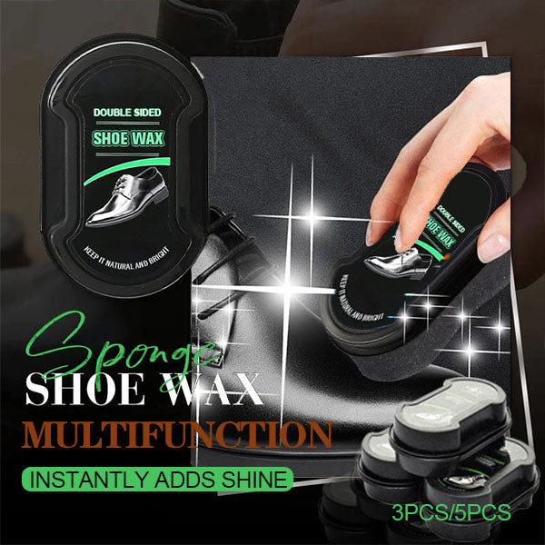 Arenzza portable shoe care kit with shoe brush, featuring shoe wax for instant shine, ideal for on-the-go shoe maintenance.