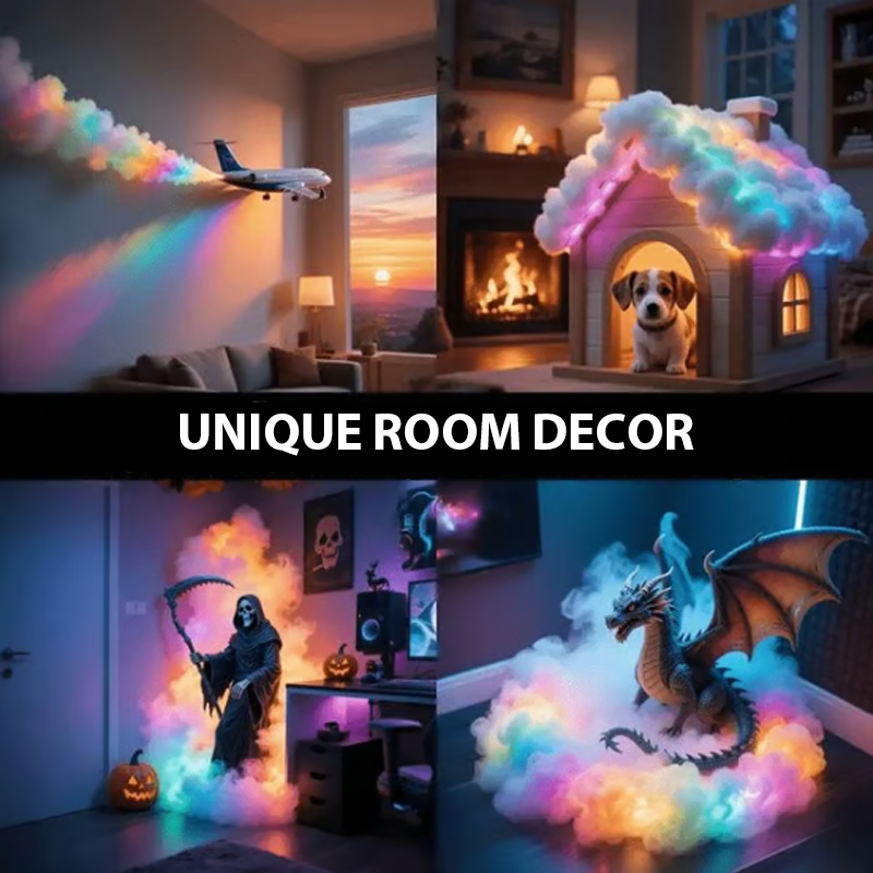 Aarenza DIY USB-powered thundercloud LED light decor for houseware and kitchen, featuring a cloud-shaped LED light with USB connection.