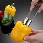 Arenzza Universal Stainless Steel Fruit Core Remover shown with stainless steel construction and ergonomic handle for kitchen use.