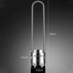 Arenzza Universal Stainless Steel Fruit Core Remover for kitchen, showing a sleek tool with stainless steel construction for removing fruit cores.