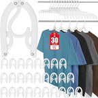 Arenzza foldable portable travel hanger displayed on a kitchen countertop, compact and lightweight for travel and houseware use.