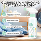 Arenzza Emergency Stain Savior bottle for clothing stain removal, featuring a spray nozzle and label with stain treatment instructions.