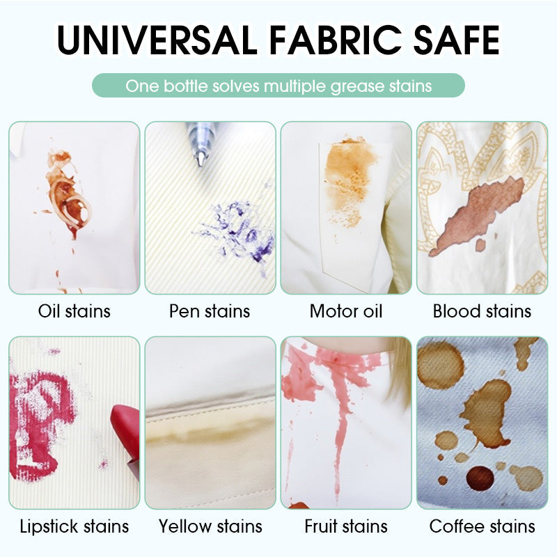 Arenzza Emergency Stain Savior clothing dry-cleaning agent in a spray bottle, designed to instantly treat stains on garments.