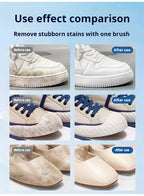 Arenzza Emery Shoe Brush with sponge cleaner for white sneakers, ideal for removing dirt and stains from shoe surfaces.