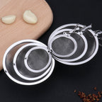 Arenzza 304 stainless steel spice and tea filter set with three mesh filters for kitchen and houseware use.