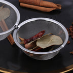 Arenzza 304 stainless steel spice and tea filters set of 3 for kitchen and houseware use, with fine mesh and durable construction.