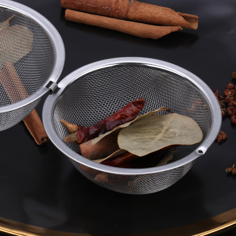 Arenzza 304 stainless steel spice and tea filters set of 3 for kitchen and houseware use, with fine mesh and durable construction.