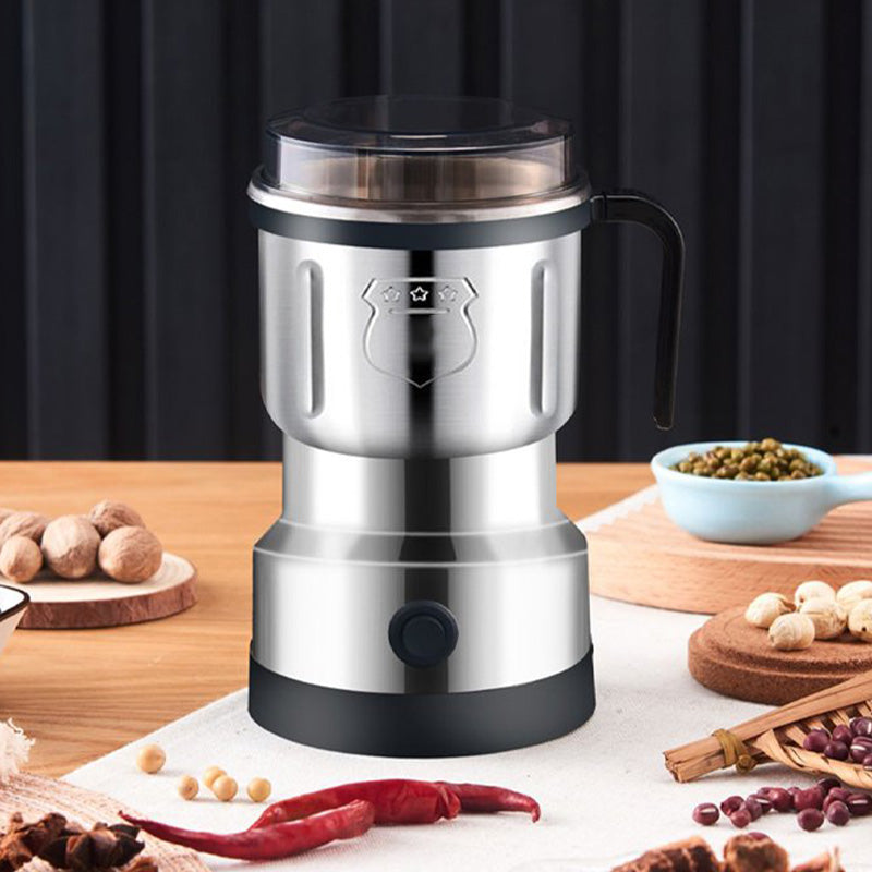 Arenzza multifunctional electric grinder for coffee, spices, and herbs with a sleek design and powerful grinding blades.