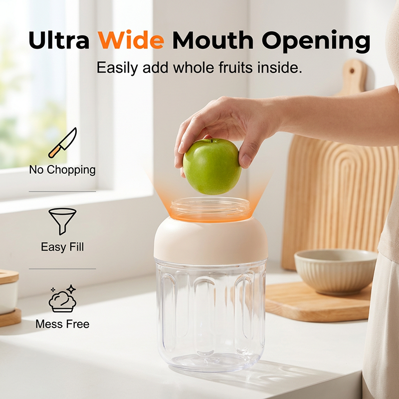 Arenzza portable personal blender for shakes and smoothies, compact kitchen appliance with blending jar and control buttons.
