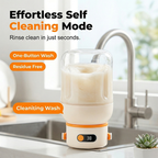 Arenzza portable personal blender for shakes and smoothies, compact kitchen appliance with a black and silver design.