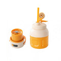 Arenzza portable personal blender for shakes and smoothies shown on a kitchen counter with blending jar and lid.
