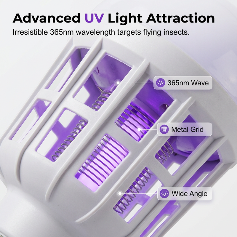 Arenzza 2-in-1 LED mosquito killer lamp with sleek design for houseware and kitchen use, featuring UV light and electric grid.