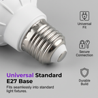 Arenzza 2-in-1 LED mosquito killer lamp with UV light for houseware and kitchen use, featuring a sleek, modern design.