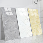 Arenzza moisture-proof imitation ceramic tile wall sticker for kitchen or bathroom decor, featuring realistic tile pattern.