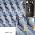 Arenzza moisture-proof ceramic tile wall sticker with imitation tile design, suitable for kitchen or bathroom walls.