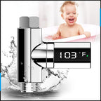 Arenzza Safe & Cozy Shower Thermometer displayed in a bathroom setting, measuring water temperature for safe, cozy showers.