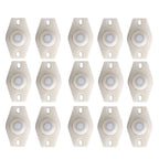 A set of Arenzza universal 360° rotating self-adhesive wheels for houseware and kitchen items, showing the wheels attached to various surfaces.