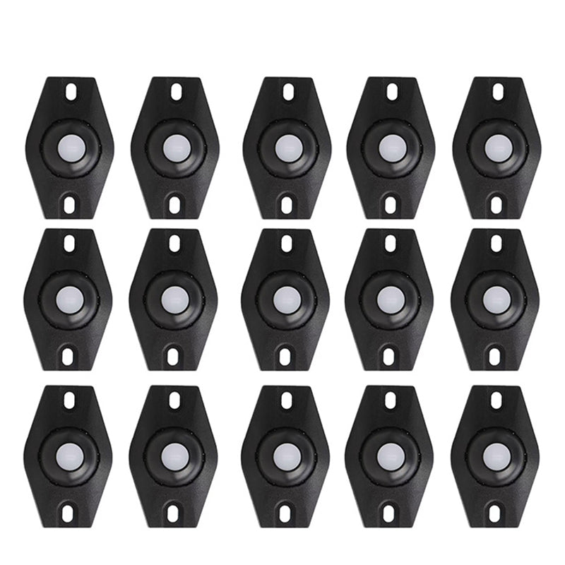 A set of Arenzza universal 360° rotating self-adhesive wheels for houseware and kitchen use, shown on a white background.