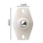 A set of Arenzza Universal 360° rotating self-adhesive wheels for houseware and kitchen furniture, shown with adhesive backing and rolling design.