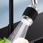Arenzza 360-degree swivel splash-proof faucet aerator, houseware and kitchen accessory with splash-proof design and easy installation.