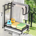 Arenzza kitchen rag organizer and drying rack for houseware, with multiple slots for drying kitchen towels and rags.