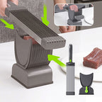 Arenzza manual meat cutter for kitchen use, featuring a stainless steel blade and ergonomic handle for efficient meat slicing.