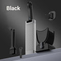 Aarenza manual meat cutter for kitchen, stainless steel blade and handle, ideal for slicing and preparing meat in home kitchens.