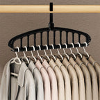 Arenzza multifunctional foldable clothes hanger with 11 holes, made of durable houseware material, displayed on a clean background.