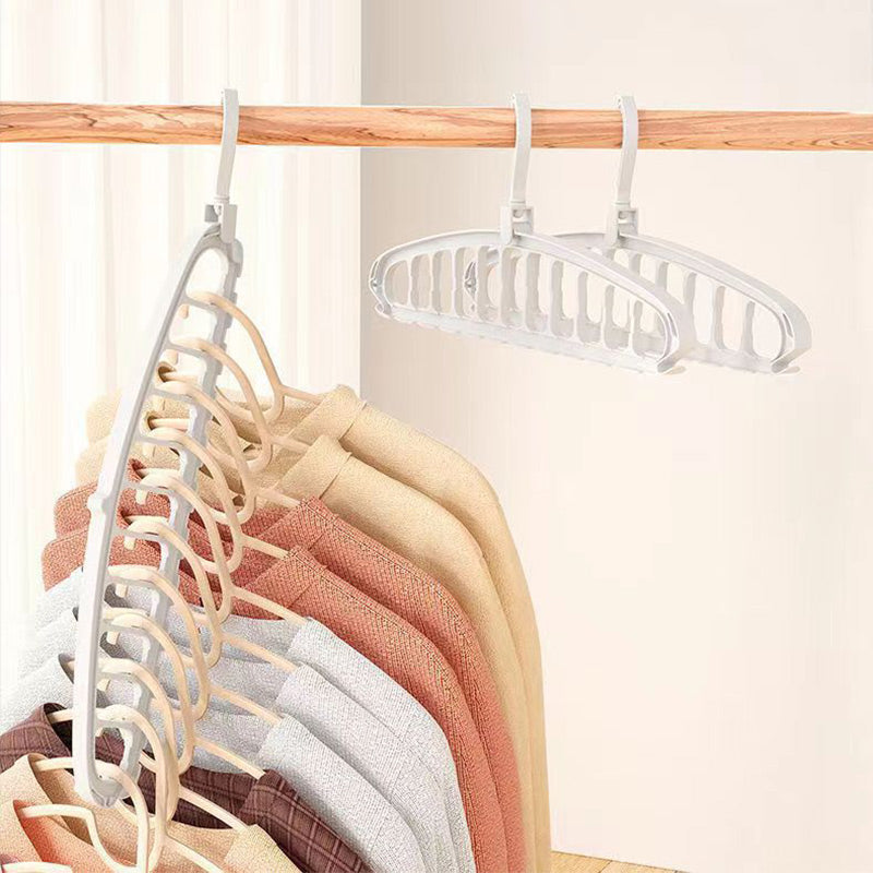 Arenzza multifunctional foldable clothes hanger with 11 holes for versatile houseware and kitchen organization.