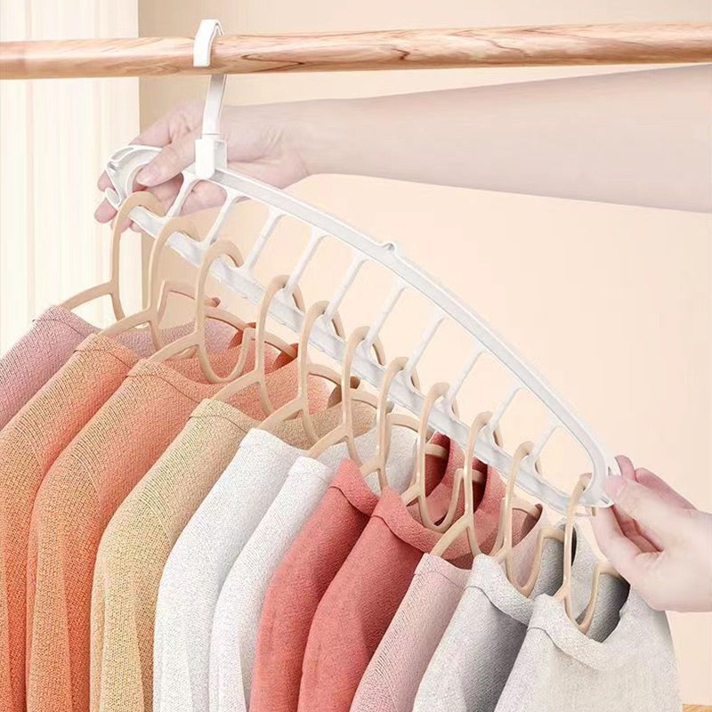 Arenzza multifunctional foldable clothes hanger with 11 holes, ideal for houseware and kitchen organization.
